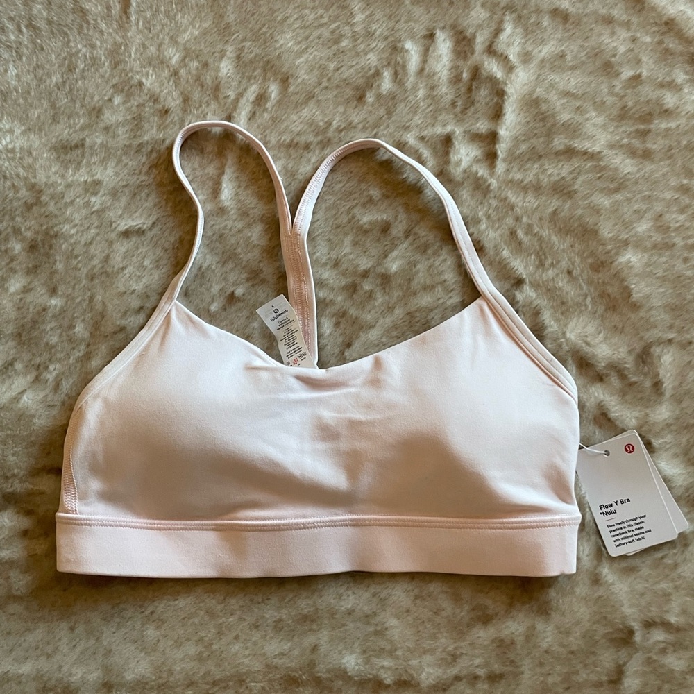 Lululemon Athletica Flow Y Bra - Light Pink